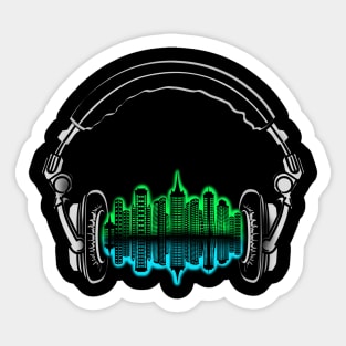 city beats Sticker